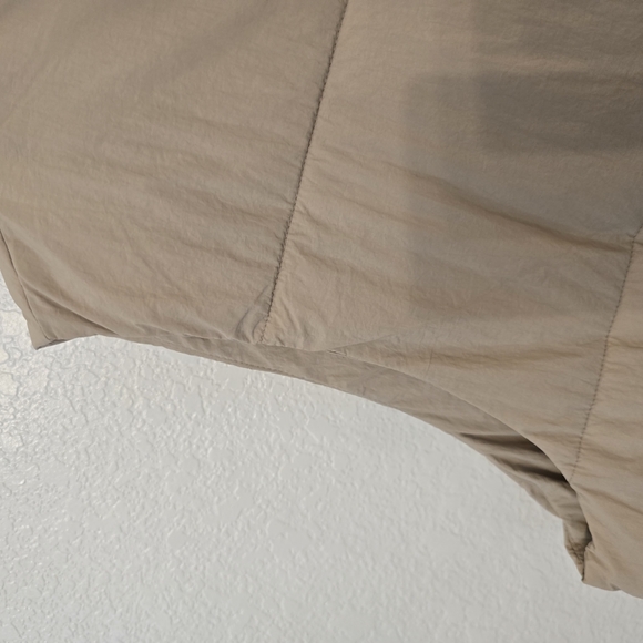 Women's Tan Puffer Vest - Picture 7 of 16